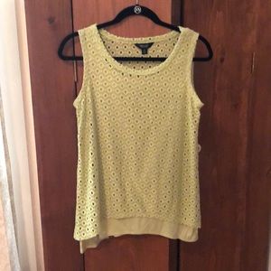 Sleeveless, 2 layer top
